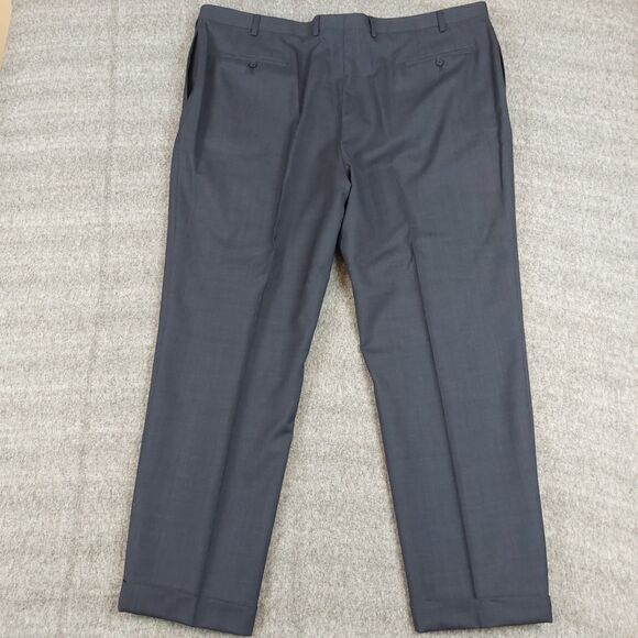 Jos. A. Bank Executive Suit Men's 50L 45W 46x31 Traditional Fit Navy Blue Wool - Picture 11 of 14